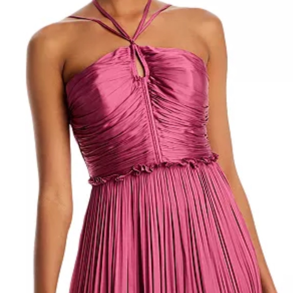 Aqua Hot Pink Formal Dress